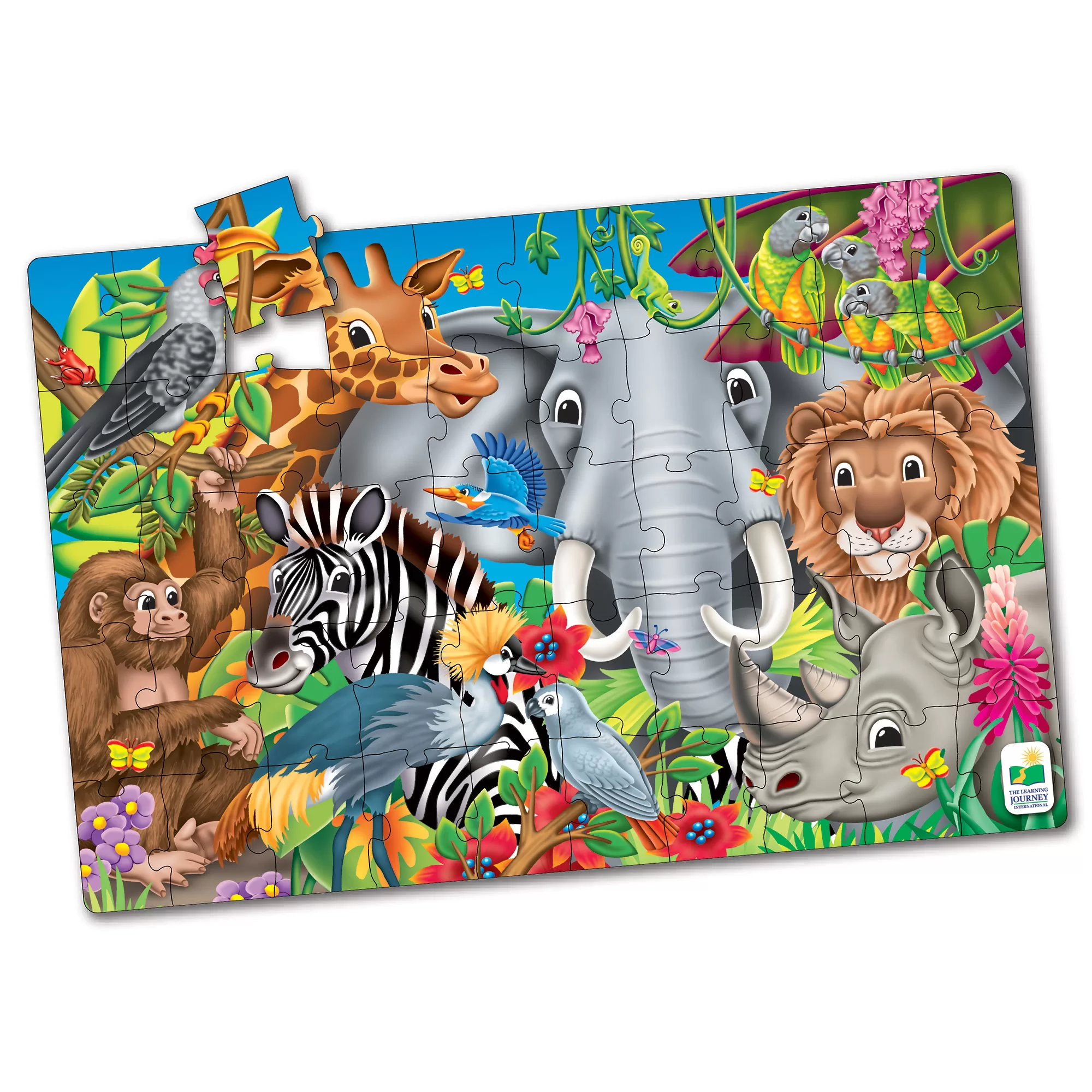 Puzzle Mare De Podea - Animalele Lumii - imagine 3