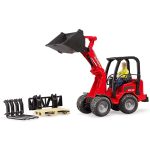 Bruder - Incarcator Compact Schaffer 2034 Cu Figurina Si Accesorii - imagine 6