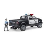 Bruder - Camion De Politie Ram 2500 Cu Politist Si Accesorii - imagine 4