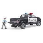 Bruder - Camion De Politie Ram 2500 Cu Politist Si Accesorii - imagine 5