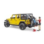Bruder - Jeep Wrangler Unlimited Rubicon Cu Bicicleta Si Ciclist - imagine 5