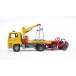 Bruder - Camion De Tractare Man Tga Si Vehicul De Teren - imagine 3