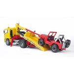Bruder - Camion De Tractare Man Tga Si Vehicul De Teren - imagine 7