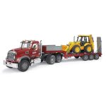 Bruder Camion Incarcare Mack Granite Si Buldoexcavator Jcb 4Cx - imagine 3