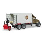 Bruder - Camion Ups Mack Granite Cu Stivuitor - imagine 2