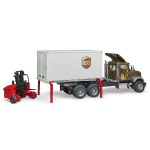 Bruder - Camion Ups Mack Granite Cu Stivuitor - imagine 4