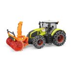 Bruder - Tractor Claas Axion 950 Cu Lanturi Si Freza De Zapada - imagine 5