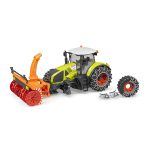 Bruder - Tractor Claas Axion 950 Cu Lanturi Si Freza De Zapada - imagine 4