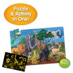 Puzzle Straluceste In Intuneric - Animale Salbatice - imagine 8