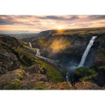 Puzzle Cascada Haifoss Islanda, 1000 Piese - imagine 2