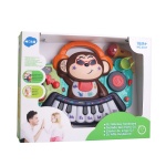 Jucarii Bebe - Pianina Bebe Maimutica Dj Cu Lumini Sunete Si Microfon
