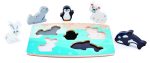 Hape - Hape Puzzle Tactil - Animalele Polare - imagine 2