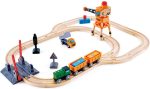 Hape - Hape Tren De Marfa Cu Macara - imagine 2