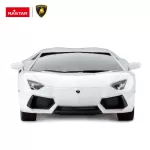 Rastar - Masina Cu Telecomanda Lamborghini Aventador Alb Cu Scara 1 La 24 - imagine 2