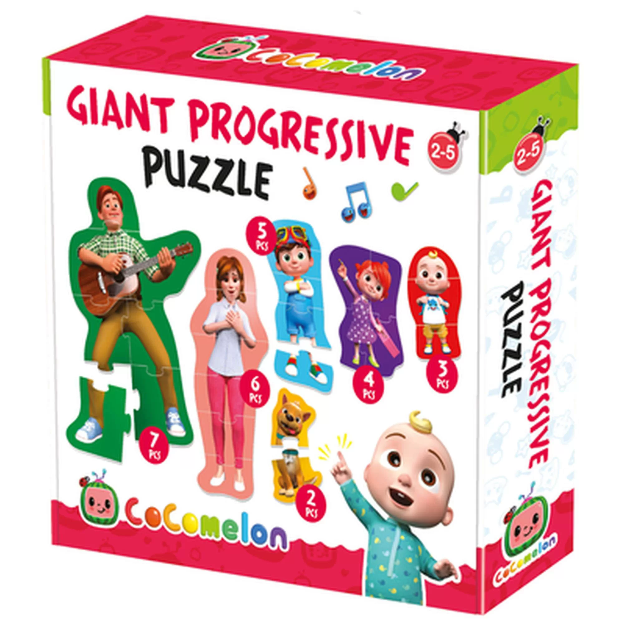 COCOMELON - PUZZLE-URI PROGRESIVE Headu Cocomelon - Puzzleuri Progresive - imagine 1