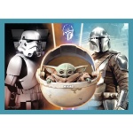 Trefl - Puzzle 4In1 Mandalorian Si Lumea Lui - imagine 3