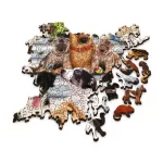 Trefl - Puzzle Trefl Din Lemn 1000 Piese Echipa De Catei - imagine 3