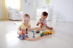 Hape - Hape Tren De Marfa Cu Macara - imagine 3
