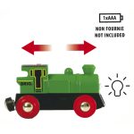Brio - Locomotiva Mica Verde Cu Baterii - imagine 5