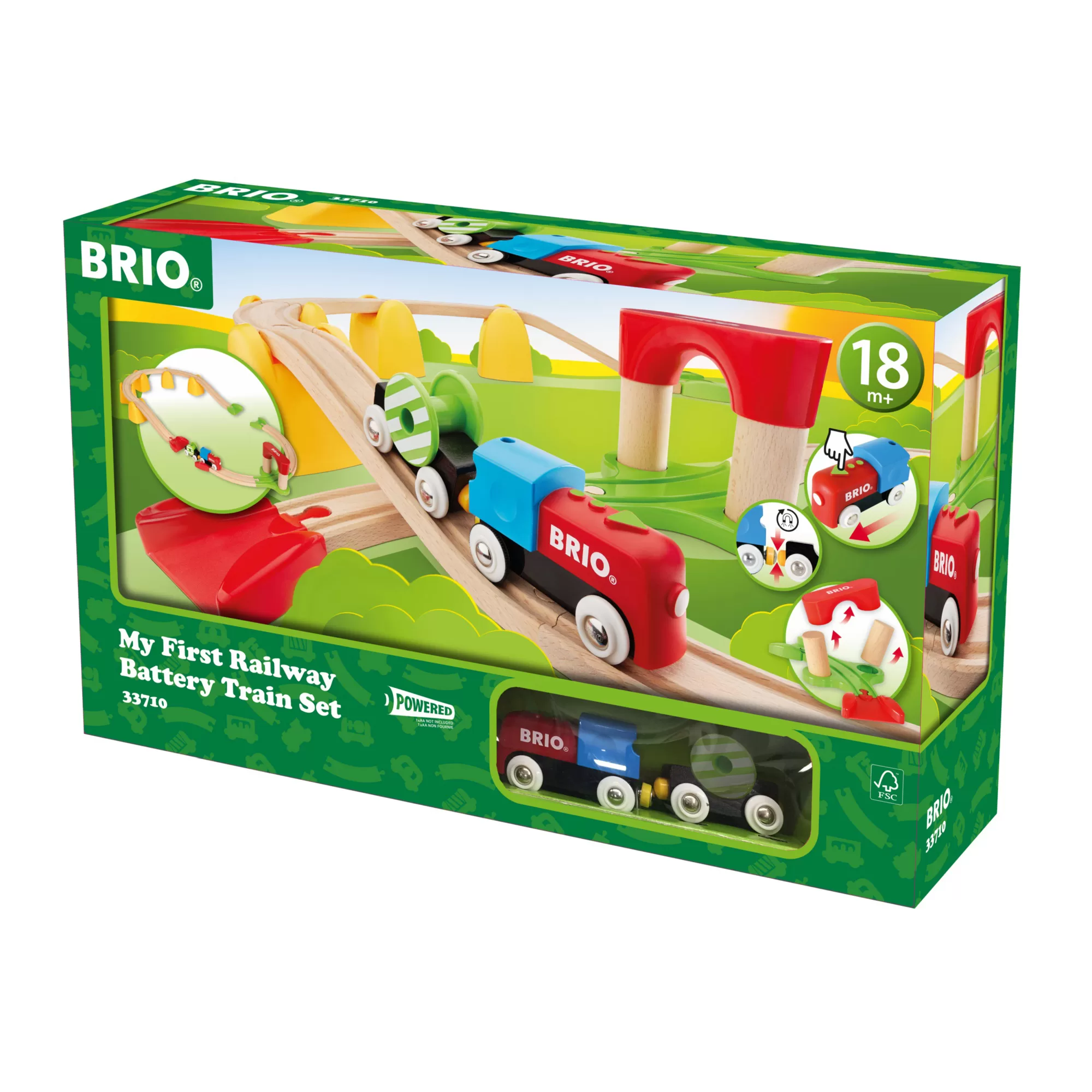 PRIMUL MEU SET TREN CU BATERII Brio - Primul Meu Set Tren Cu Baterii - imagine 1