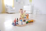 Hape - Hape Tren De Marfa Cu Macara - imagine 4