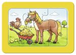 Puzzle Animalele Buni Prieteni, 3X6 Piese - imagine 4