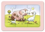 Puzzle Animalele Buni Prieteni, 3X6 Piese - imagine 3