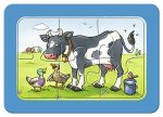 Puzzle Animalele Buni Prieteni, 3X6 Piese - imagine 2