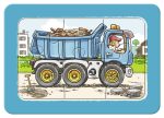 Puzzle Excavator, Tractor Si Basculanta, 3X6 Piese - imagine 2