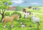 Puzzle Pui De Animale La Ferma, 2X12 Piese - imagine 3