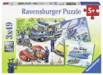 Puzzle Politia In Actiune. 3X49 Piese