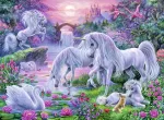 Puzzle Unicorni La Apus, 150 Piese - imagine 2