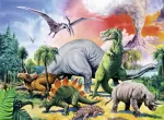 Puzzle Printre Dinozauri, 100 Piese - imagine 2