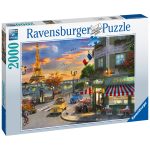 Puzzle Apus In Paris, 2000 Piese - imagine 2