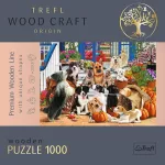 Trefl - Puzzle Trefl Din Lemn 1000 Piese Echipa De Catei - imagine 5
