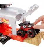 Mattel - Hot Wheels Lansator Monster Truck Craniul Cu Doua Masinute - imagine 5