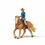 Papo - Papo Figurina Set Cowgirl (Vacarita) Pe Cal Usa - imagine 6