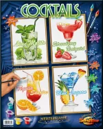Simba - Kit Pictura Pe Numere Schipper Cocktail-Uri - imagine 6