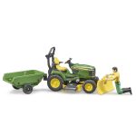 Bruder - Tractor Cu Remorca John Deere Si Gradinar - imagine 4