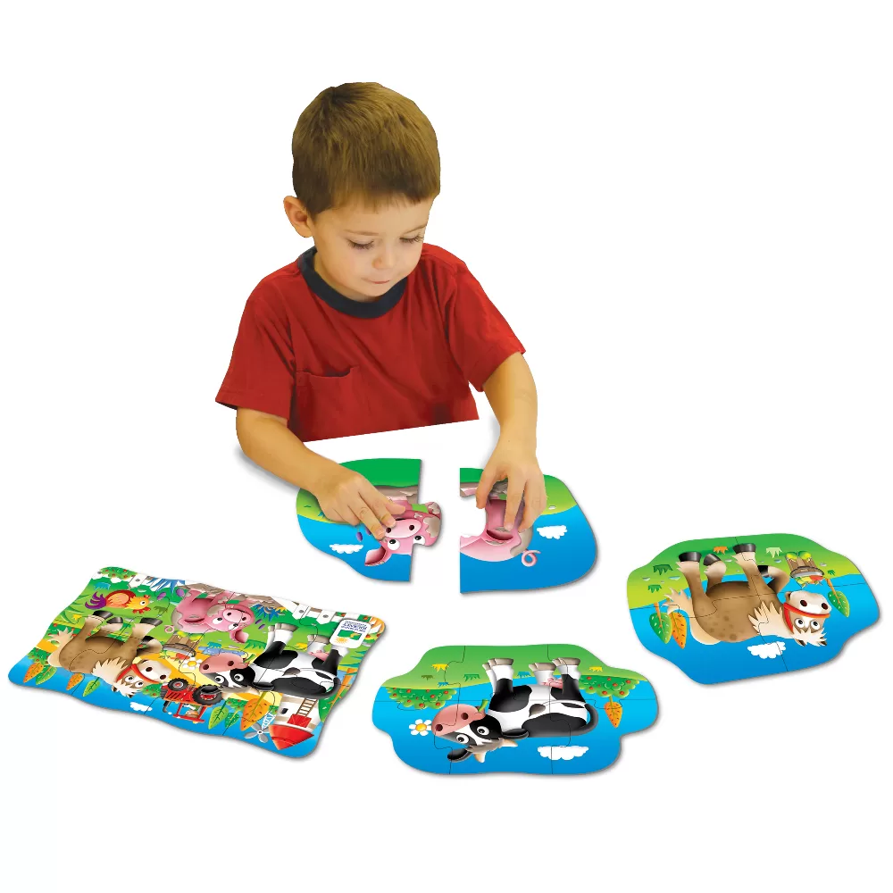 Set Primele Mele 4 Puzzle-Uri Ferma - imagine 3
