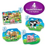 Set Primele Mele 4 Puzzle-Uri Ferma - imagine 4