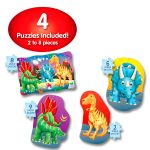 Set Primele Mele 4 Puzzle-Uri Dinozauri - imagine 3