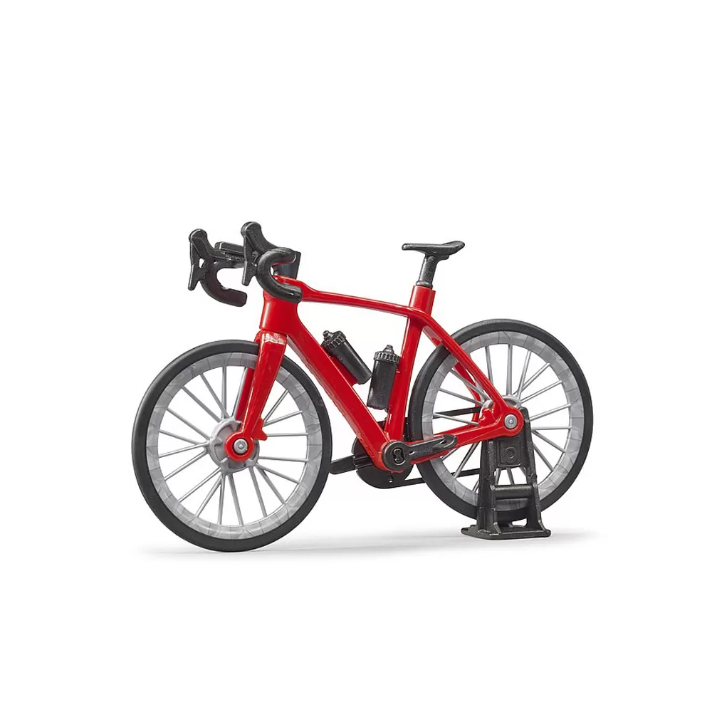 BRUDER - FIGURINA CICLIST CU BICICLETA DE CURSE Bruder - Figurina Ciclist Cu Bicicleta De Curse - imagine 1
