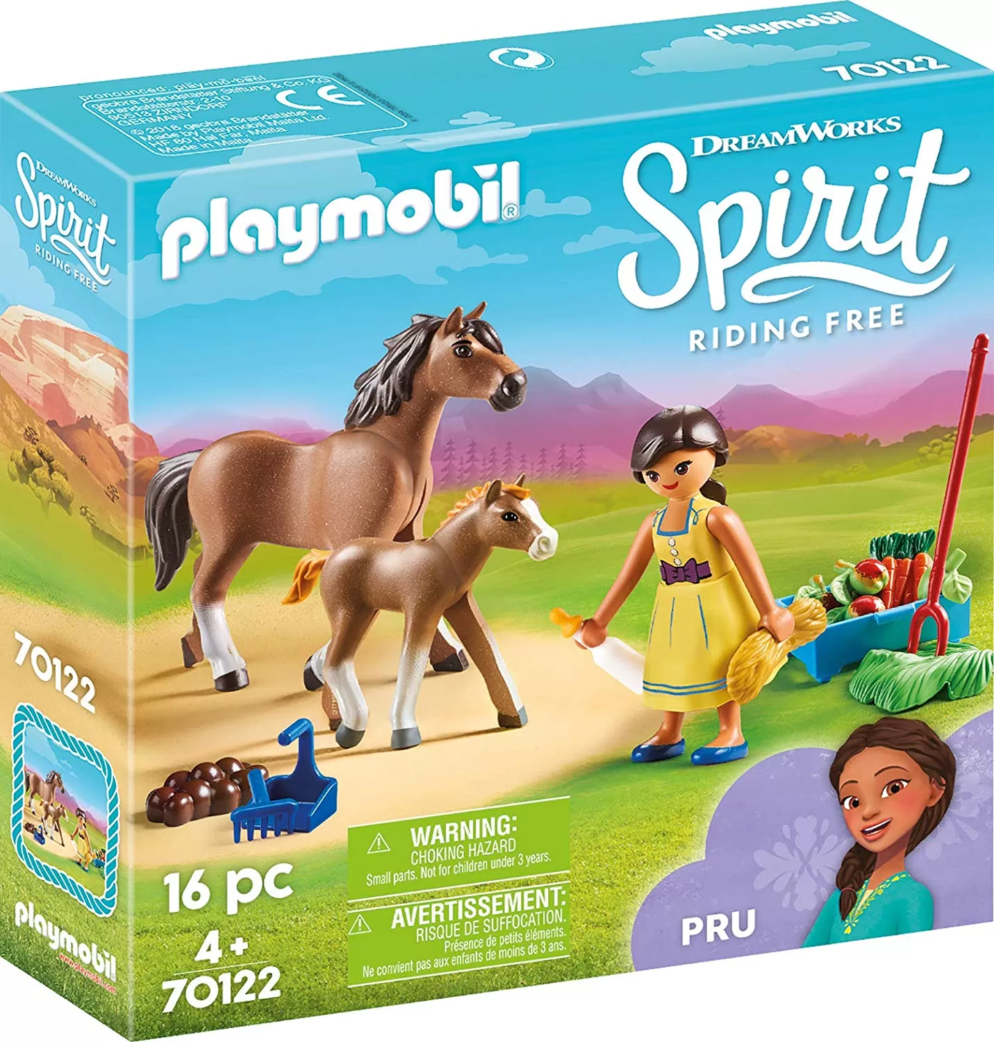 PRU CU CALUT SI MANZ Playmobil - Pru Cu Calut Si Manz - imagine 1