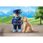 Playmobil - 1.2.3 Politist Cu Catel - imagine 2