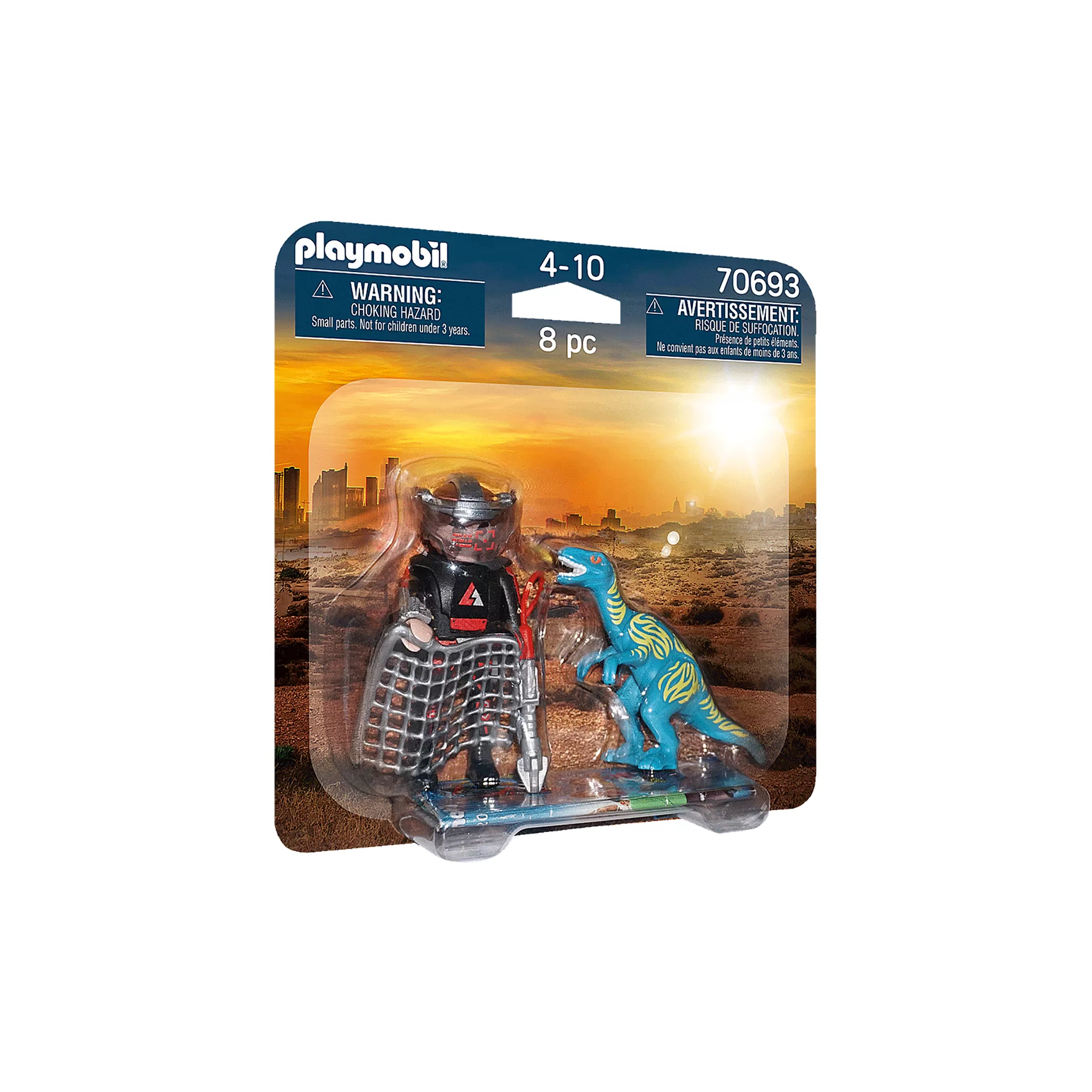 SET 2 FIGURINE - DINOZAUR SI CERCETATOR Playmobil - Set 2 Figurine - Dinozaur Si Cercetator - imagine 1