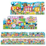 Set 2 Puzzle-Uri Trenul Urias Cu Numere Si Litere - Eng - imagine 4