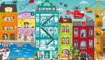 Hape - Hape Puzzle Orasul Animat - imagine 9