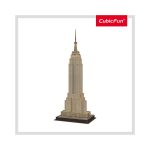 Cubic Fun - Puzzle 3D Empire State Building (Nivel Mediu 54 Piese) - imagine 3