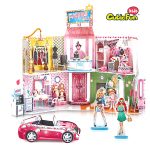 Cubic Fun - Puzzle 3D + Stickere Mall 157 Piese - imagine 2